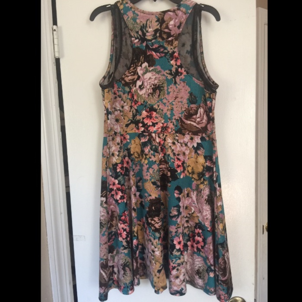 Short flowered dress